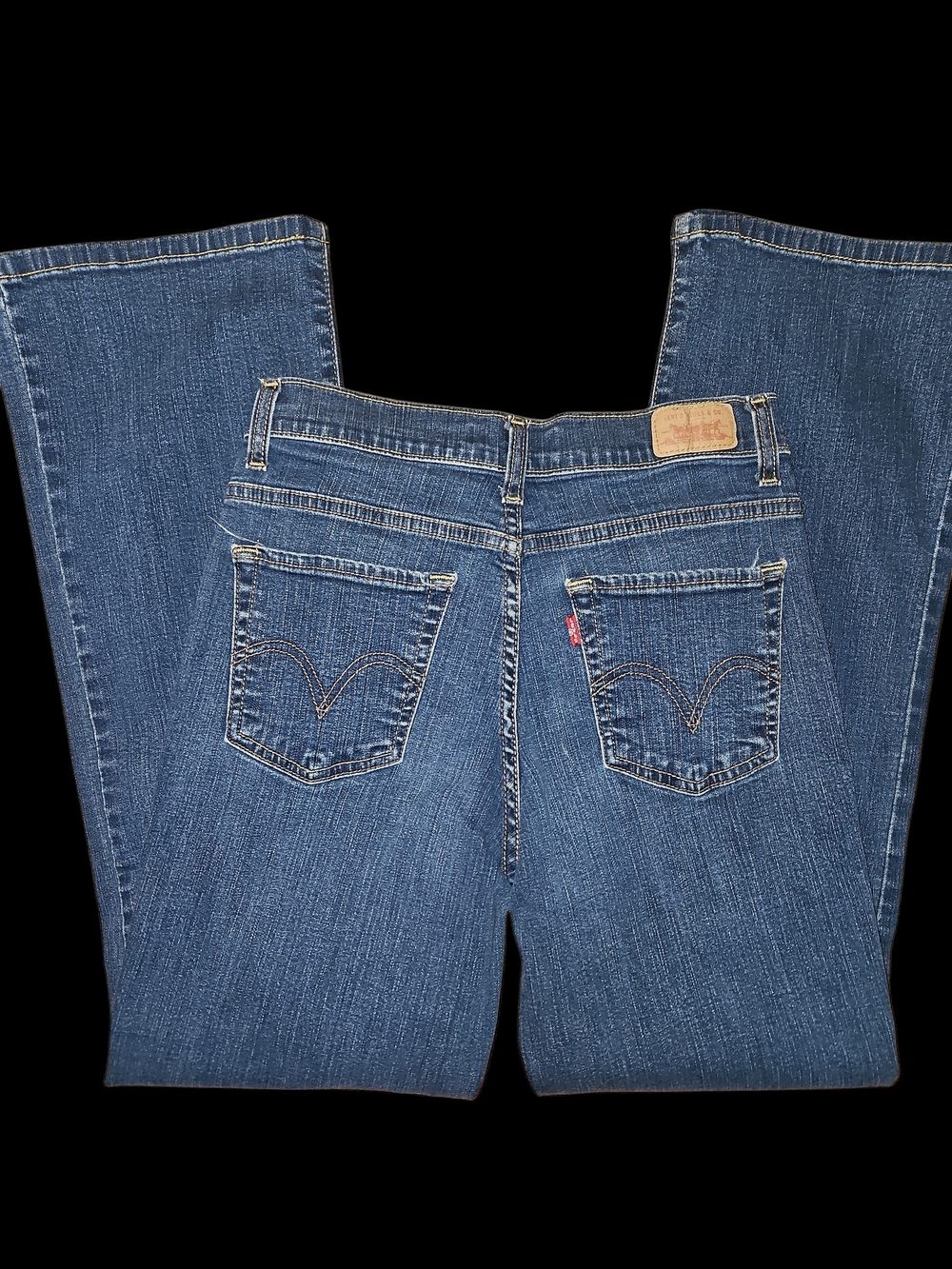 Levi's Women's Blue Straight-Leg Jeans